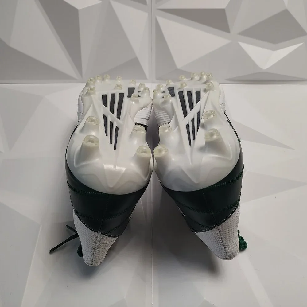 Adidas Mens Football Cleats 17 White Green Shoe Lacrosse Freak Carbon Mid - Picture 11 of 11